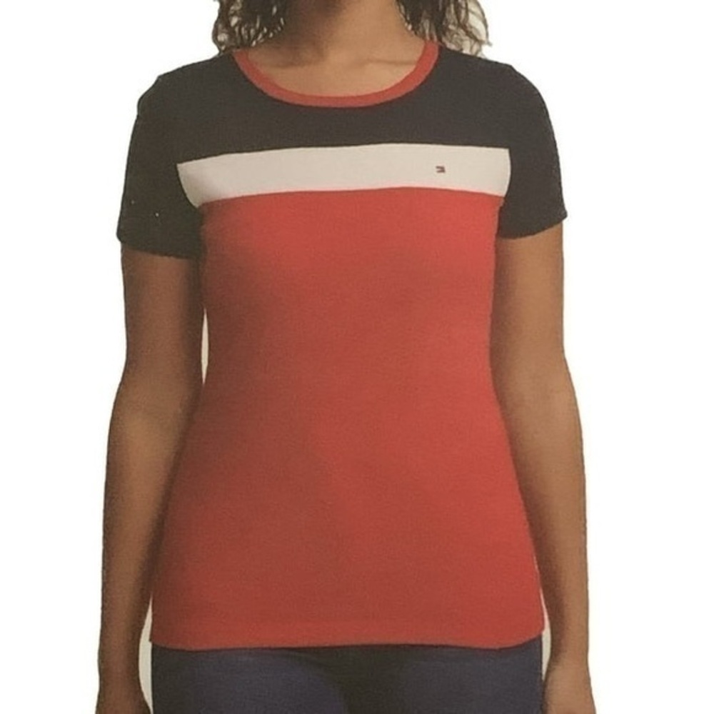 EUC Vintage 90s/Y2K Tommy Hilfiger Women's Short Sleeve T-Shirt Size L